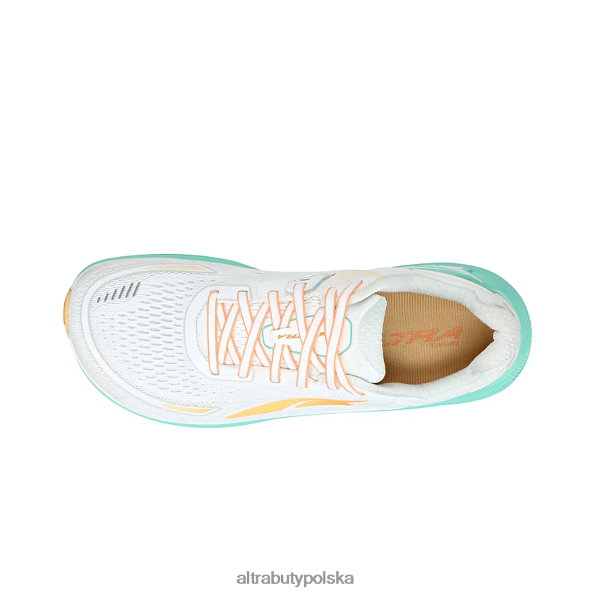 kobiety paradygmat 6 0HH0VF103 buty drogowe biały zielony Altra