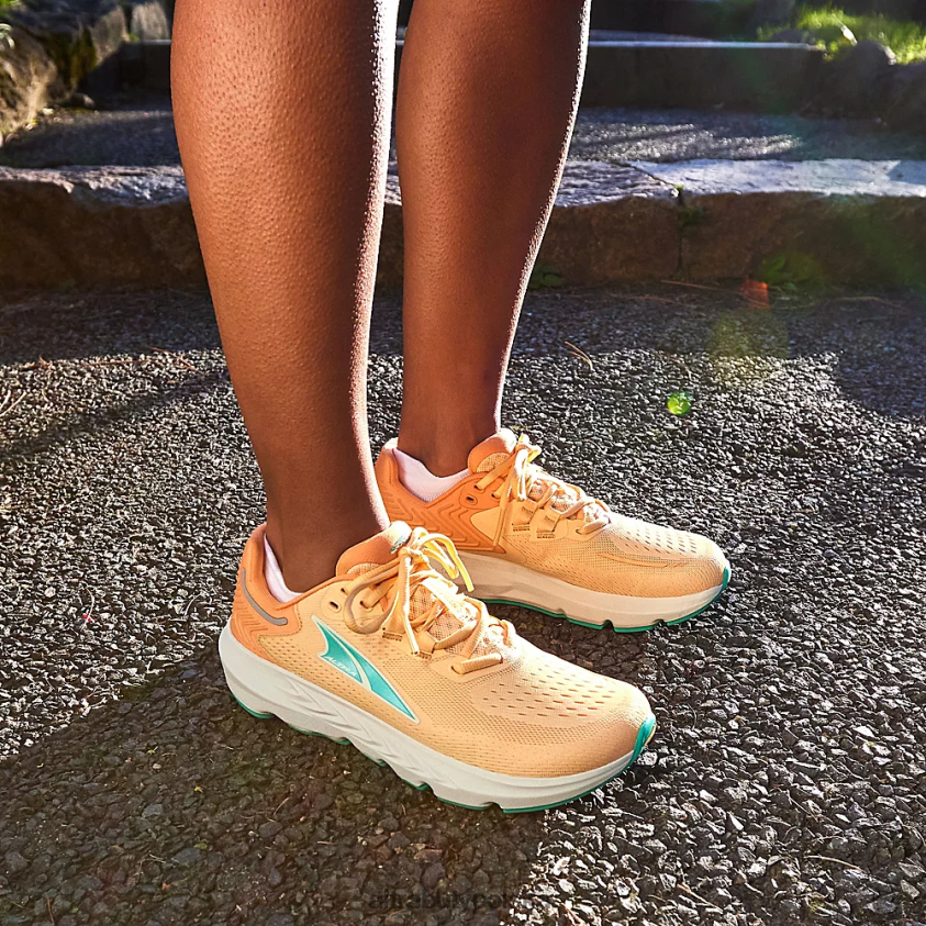 kobiety przepis 7 0HH0VF87 buty drogowe zielony/pomarańczowy Altra