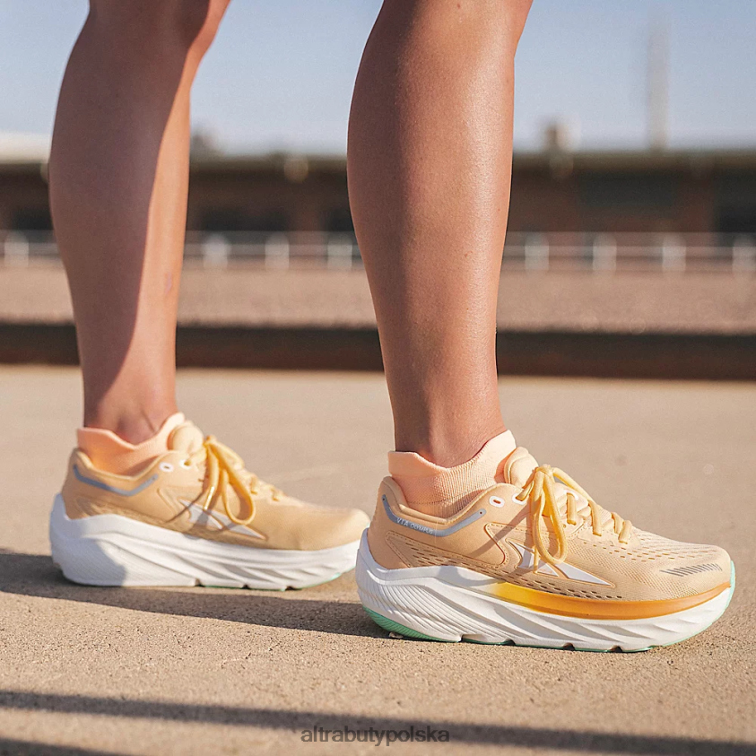 kobiety przez Olimp 0HH0VF73 buty drogowe zielony/pomarańczowy Altra