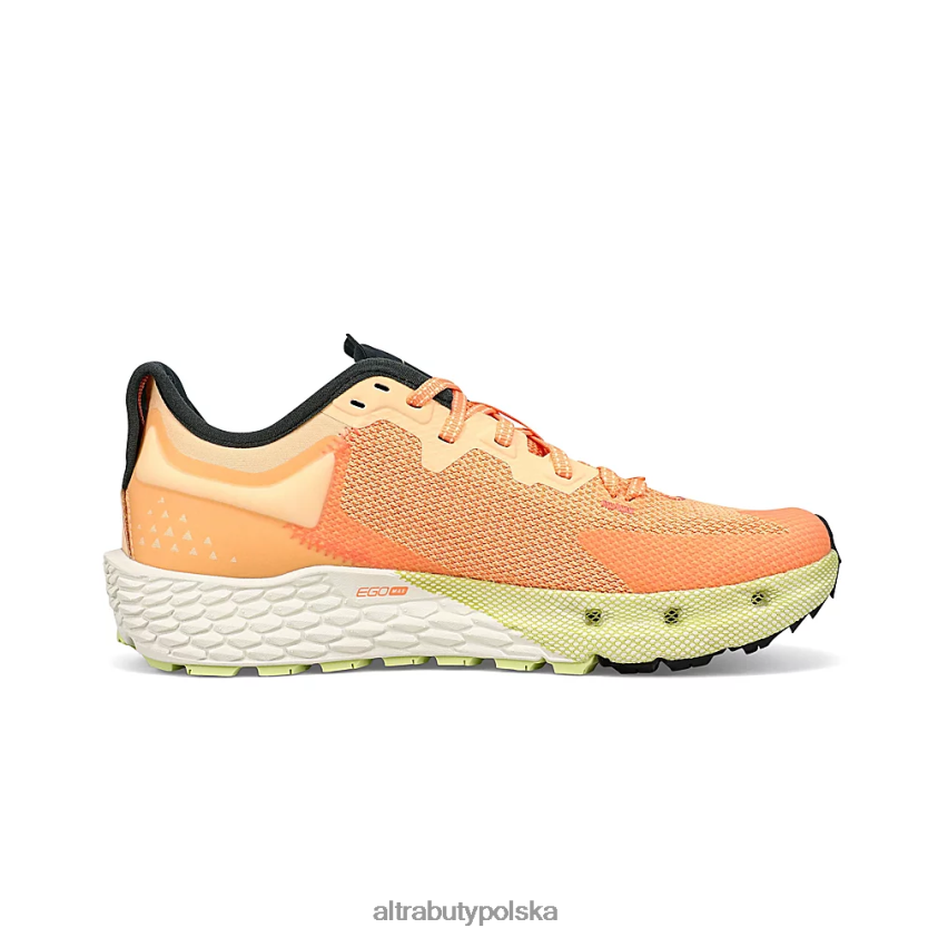 kobiety czas 4 0HH0VF21 buty terenowe pomarańczowy/czarny Altra