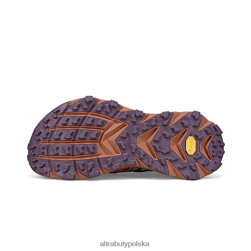 kobiety mont blanc boa 0HH0VF28 buty terenowe bordowe dzwonki Altra