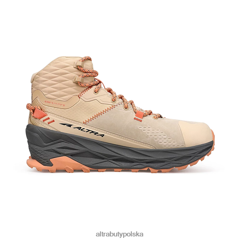 kobiety olympus 5 wycieczka mid gtx 0HH0VF41 buty terenowe piasek Altra