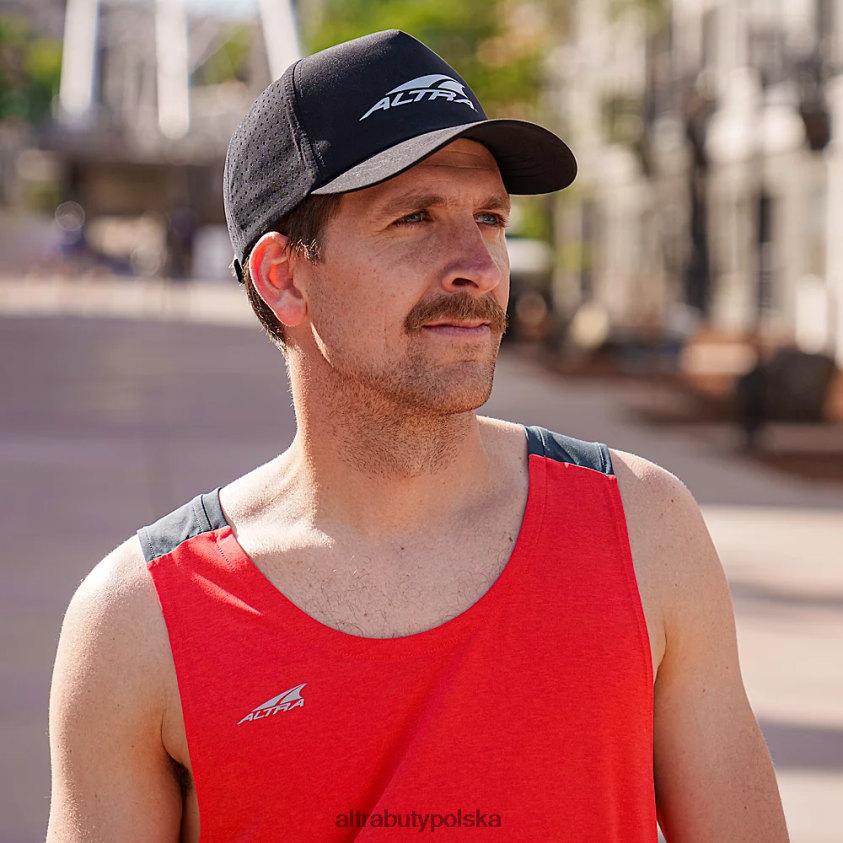 kobiety Czapka typu trucker z logo 0HH0VF181 kapelusze czarny Altra