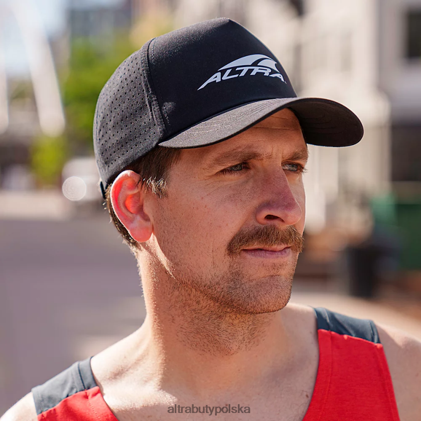 kobiety Czapka typu trucker z logo 0HH0VF181 kapelusze czarny Altra