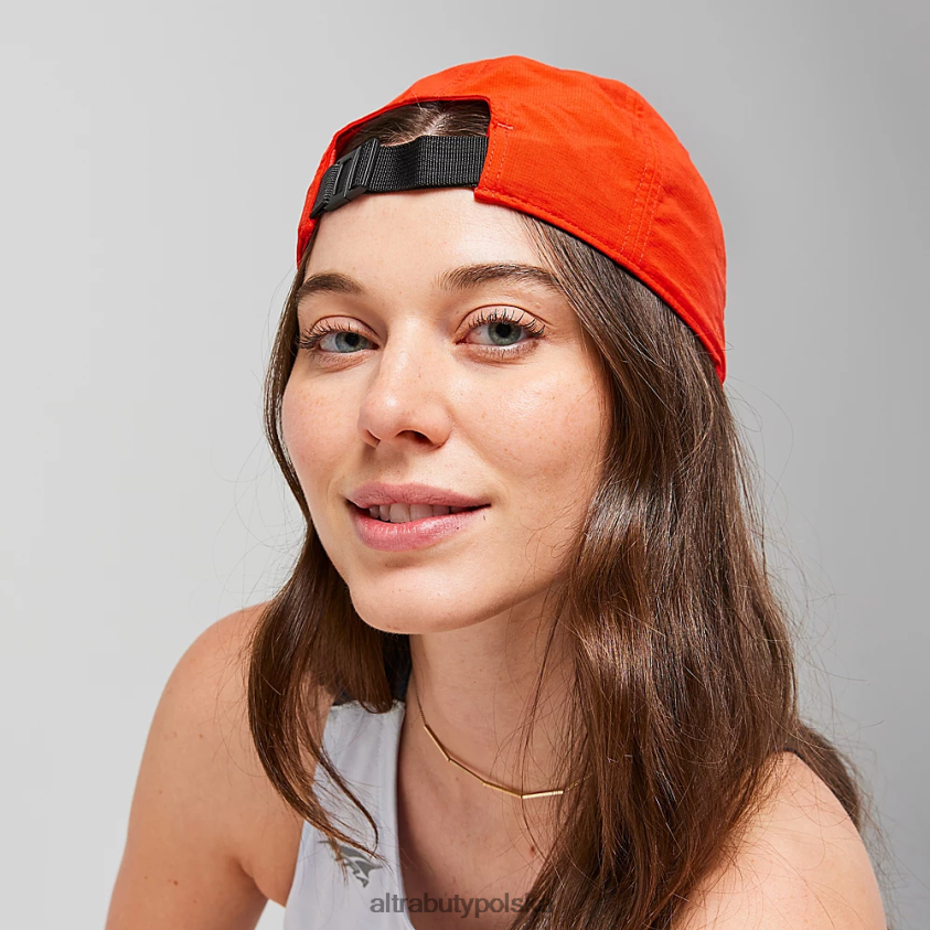 kobiety wydajna czapka do biegania 0HH0VF177 kapelusze ognisty czerwony Altra