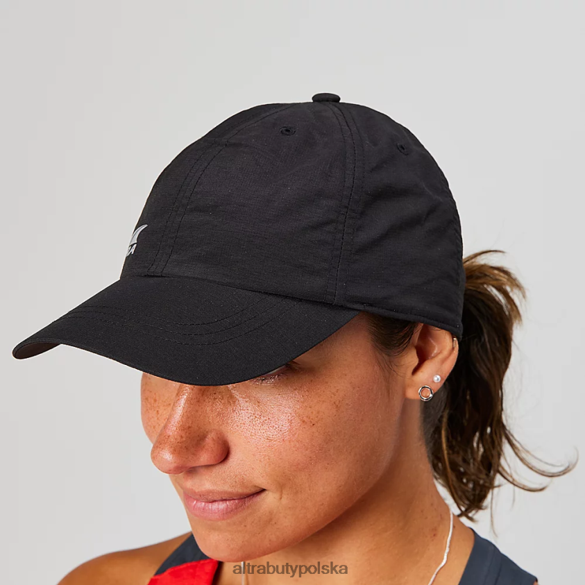 kobiety wydajna czapka do biegania 0HH0VF178 kapelusze leśna rzeka czarna Altra