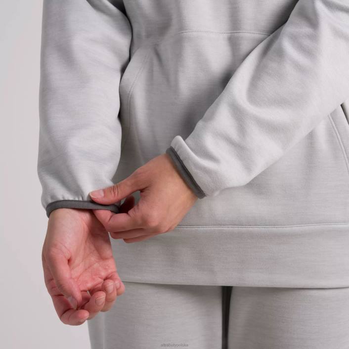 kobiety Damska codzienna bluza z kapturem, północny wrzos w kształcie kropli DN82215 północny wrzos kropelkowy Altra