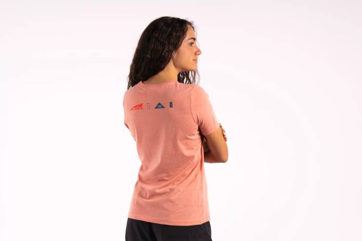 kobiety damski, tradycyjny koralowy z krótkim rękawem DN82220 koral Altra