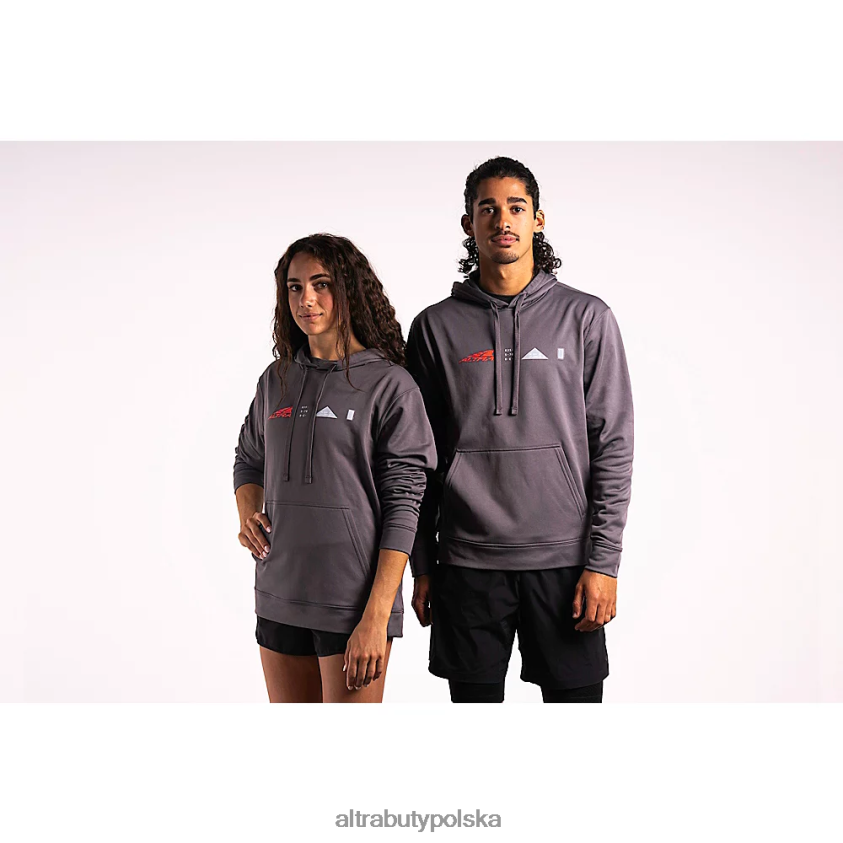 kobiety dziedziczna bluza z kapturem 0HH0VF153 najfatalniejszy ciemny szary Altra
