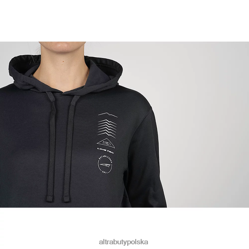 kobiety legendarna bluza z kapturem 0HH0VF151 najfatalniejszy czarny Altra