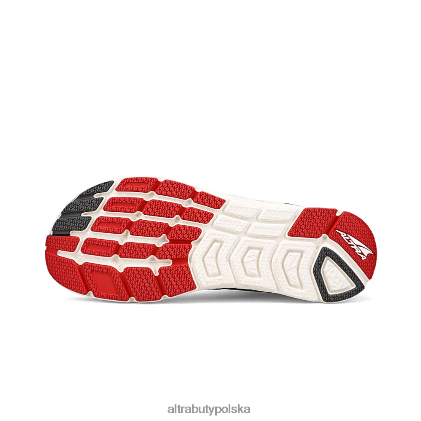 mężczyźni rzeka 2 0HH0VF295 buty drogowe jasnoszary/czerwony Altra