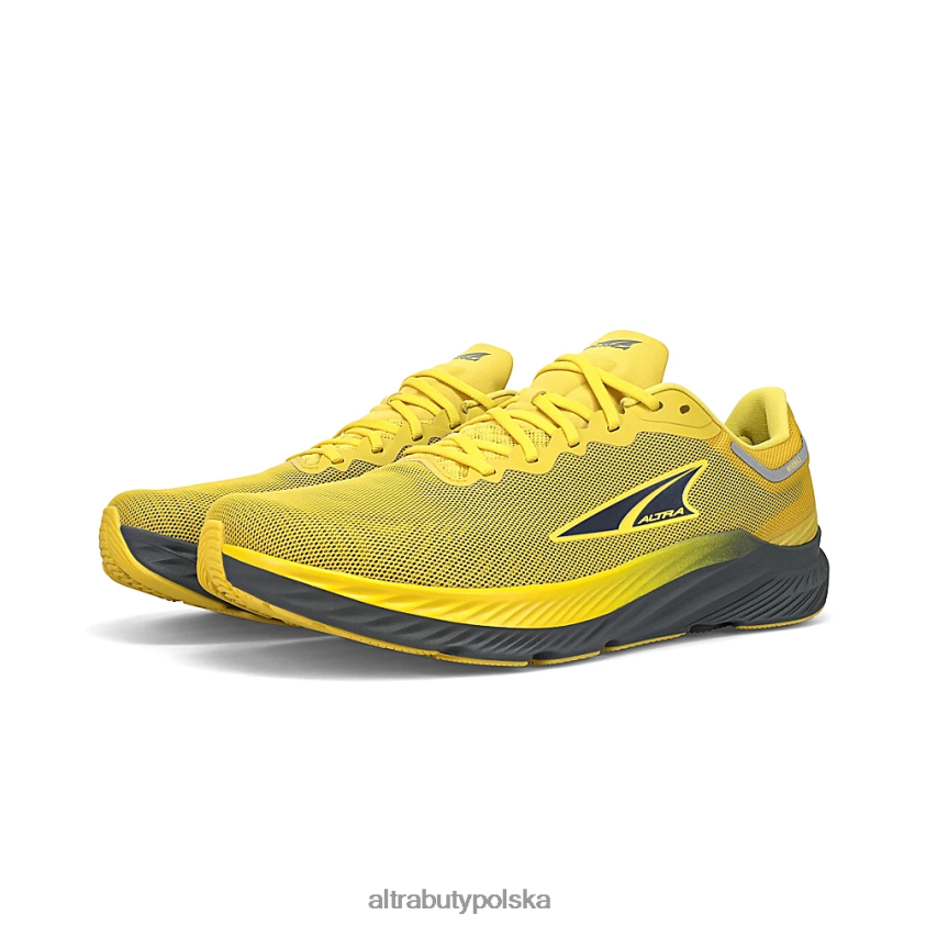 mężczyźni rzeka 3 0HH0VF267 buty drogowe szary/żółty Altra
