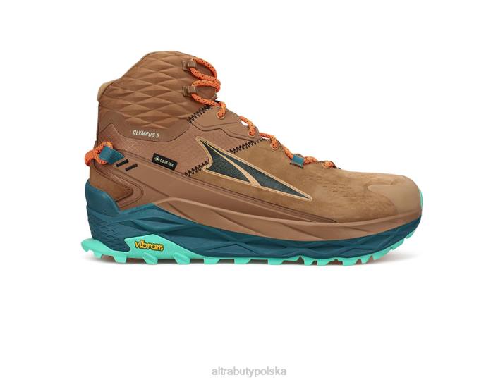 mężczyźni olympus 5 wycieczka mid gtx brązowy DN82434 brązowy Altra