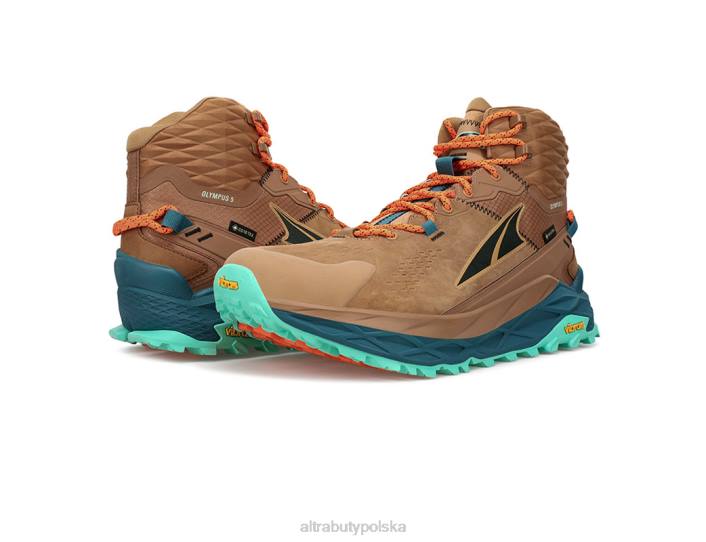 mężczyźni olympus 5 wycieczka mid gtx brązowy DN82434 brązowy Altra