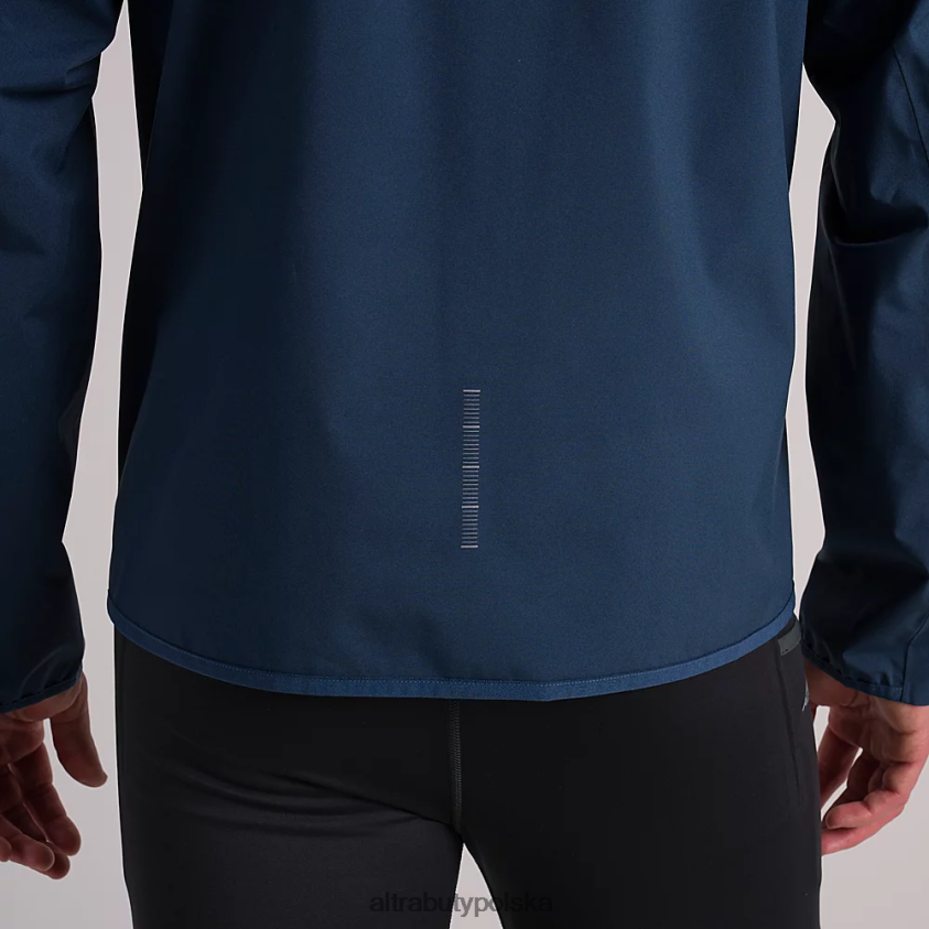 mężczyźni wodoodporna kurtka do biegania 0HH0VF341 kurtki i kamizelki księżycowy błękit oceanu Altra