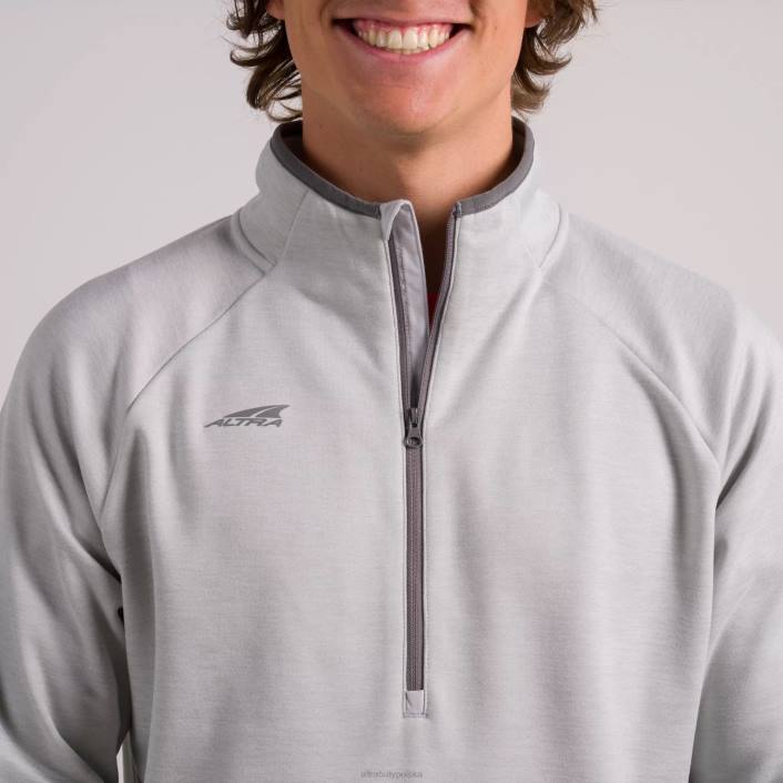 mężczyźni Męska bluza z zamkiem błyskawicznym 1/2, Northern Droplet Heather DN82342 północny wrzos kropelkowy Altra