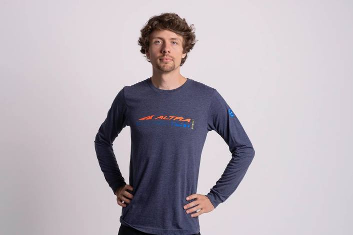 mężczyźni Męski klasyczny granatowy z długim rękawem DN82349 marynarka wojenna Altra