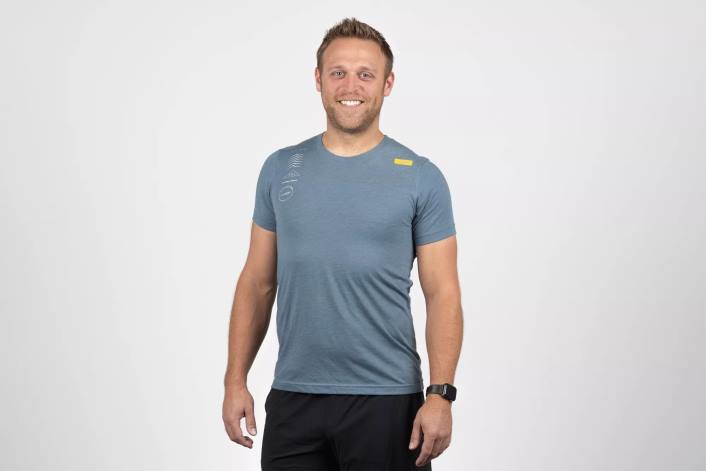 mężczyźni męska legenda z krótkim rękawem w kolorze niebieskim DN82346 niebieski Altra