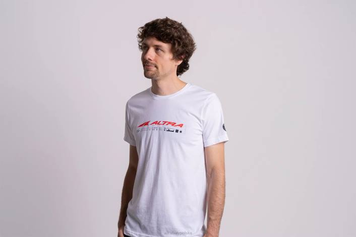 mężczyźni męski klasyczny krótki rękaw biało-czerwony DN82344 biało - czerwony Altra