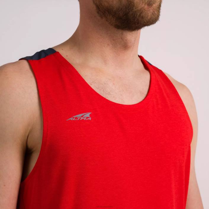 mężczyźni męski top bez rękawów Vanish w kolorze ognistego czerwonego wrzosu DN82334 ognisty czerwony wrzos Altra