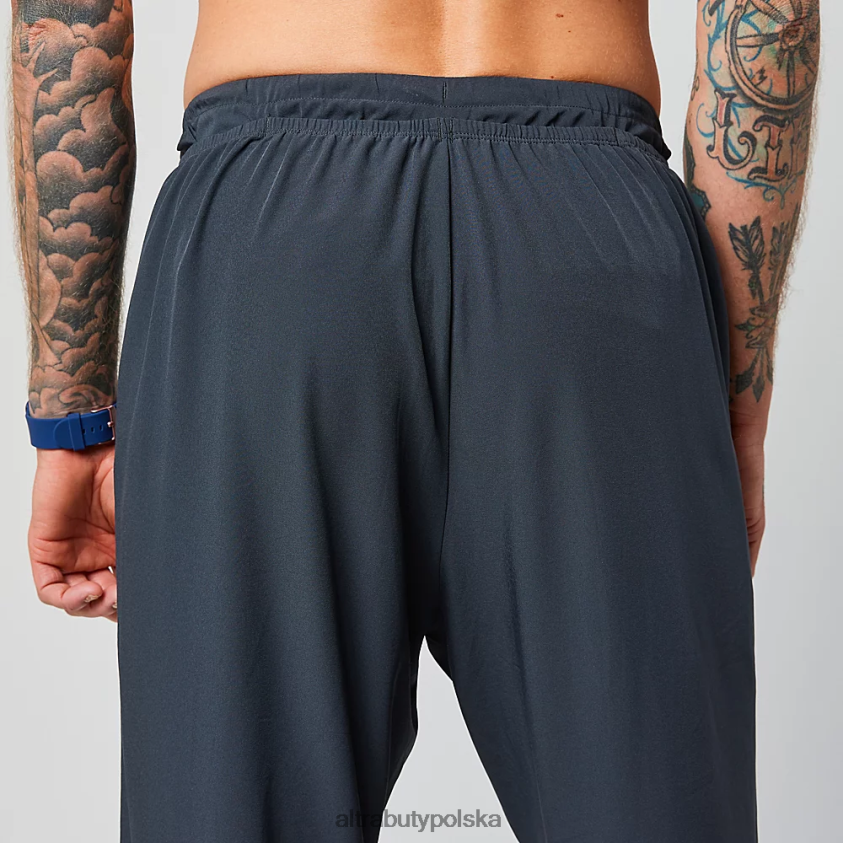 mężczyźni spodnie od wiatru szlakowego 0HH0VF330 statki czarny Altra